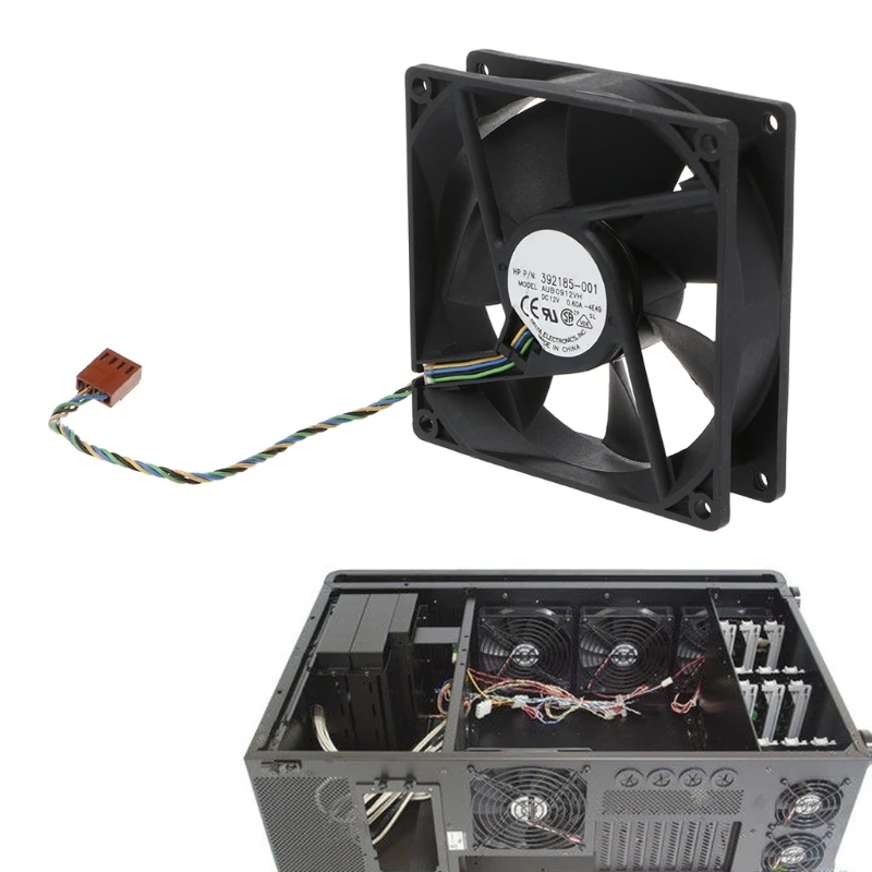90*90*25 мм 9025 DC 12V 0.6A 4 контактный компьютер pwm вентилятор охлаждения для Delta AUB0912VH