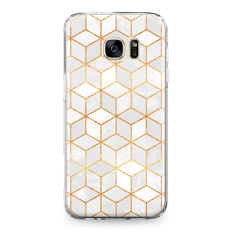 Для Samsung Galaxy J3 J5 J7 A3 A5 A8 2015 2016 2017 2018 мягкий чехол Роскошный 3D кубические весы Coque