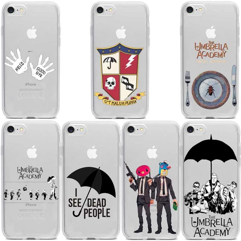 Umbrella Academy TPU Мягкий Прозрачный чехол для телефона для iphone 11 11Pro 11ProMax X XR XS Max 8 8Plus 7 7Plus 6 6Plus 5 SE