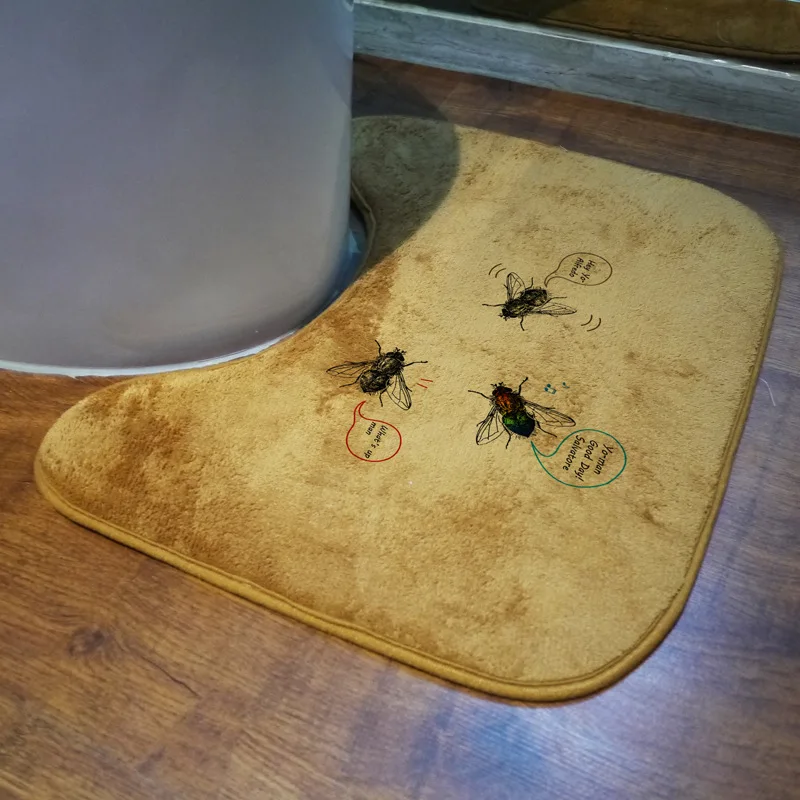 Набор ковриков для ванной комнаты домашний коврик унитаза смешанный пакетный