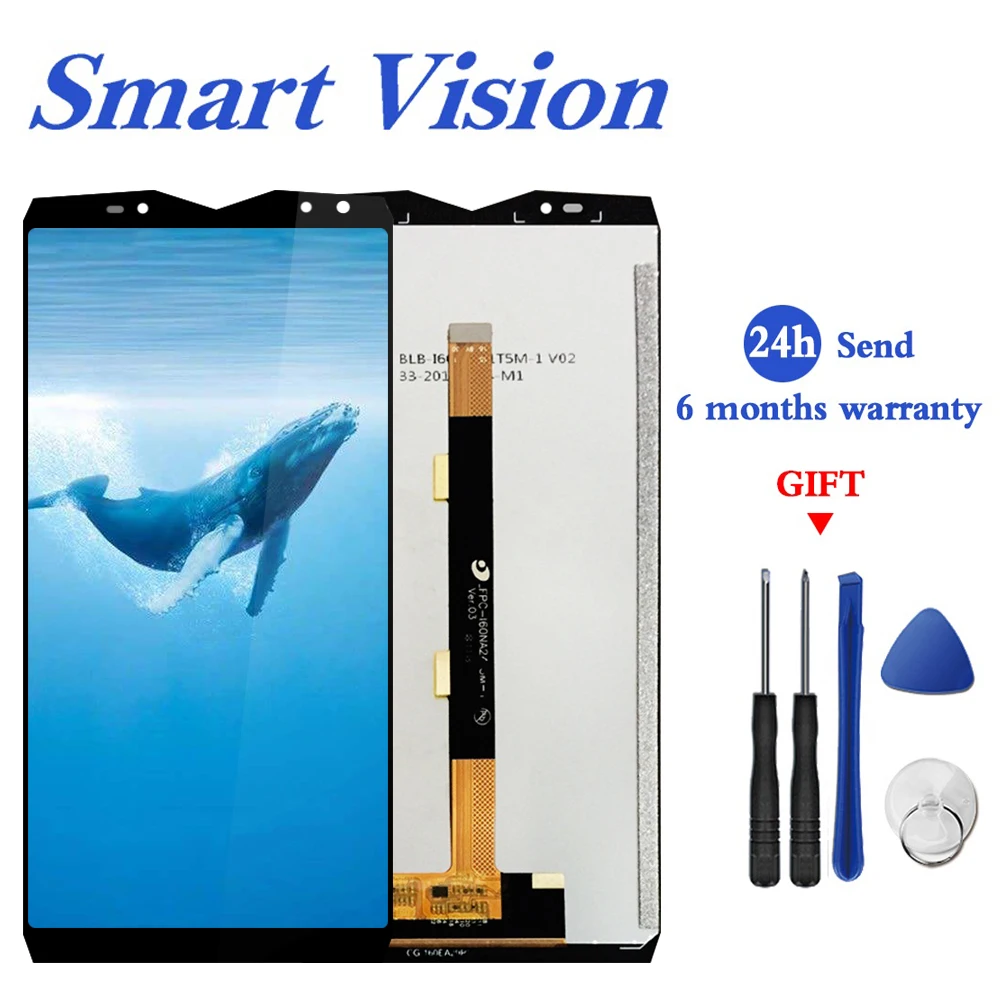 Оригинальный ЖК дисплей Ulefone Power 5 + кодирующий преобразователь сенсорного экрана