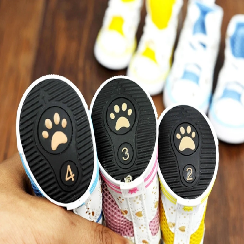 Обувь для собак летняя дышащая сетка милая маленькая собачка обувь чихуахуа