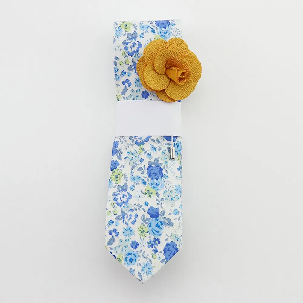 034 Mantieqingway 6 см винтажные Цветочные хлопковые галстуки для мужчин свадебные черные галстуки тонкий Gravatas corbatas Модный повседневный галстук с принтом - Цвет: 034
