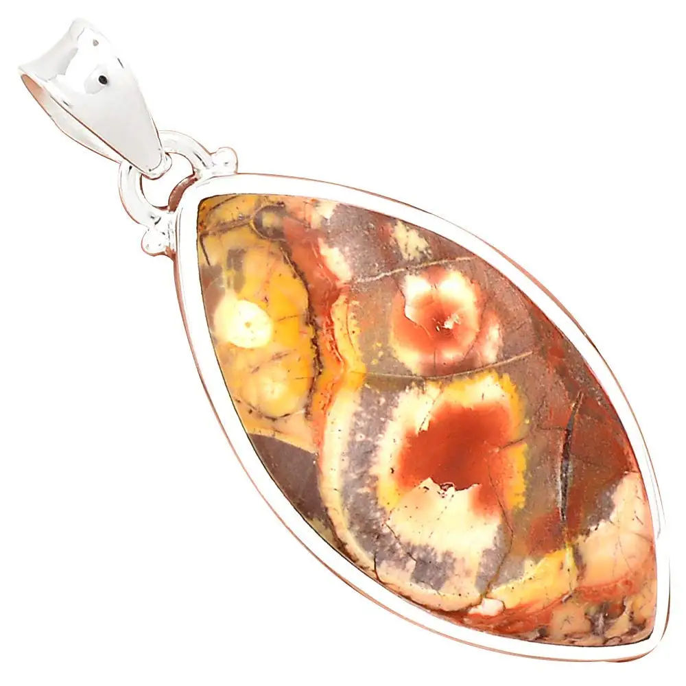Подвеска Nature Mexican Bird Eye из стерлингового серебра 925 пробы 52 мм AP5107