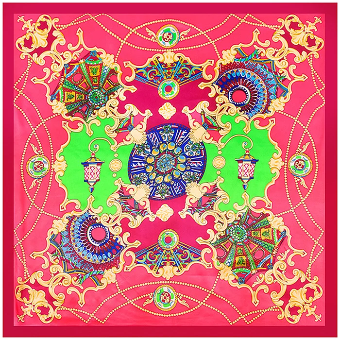 Новое поступление 90 см * 2017 большой размер Модный Шелковый квадратный шарф