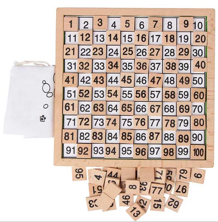 100 шт. Детская образовательная деревянная доска материалы Монтессори