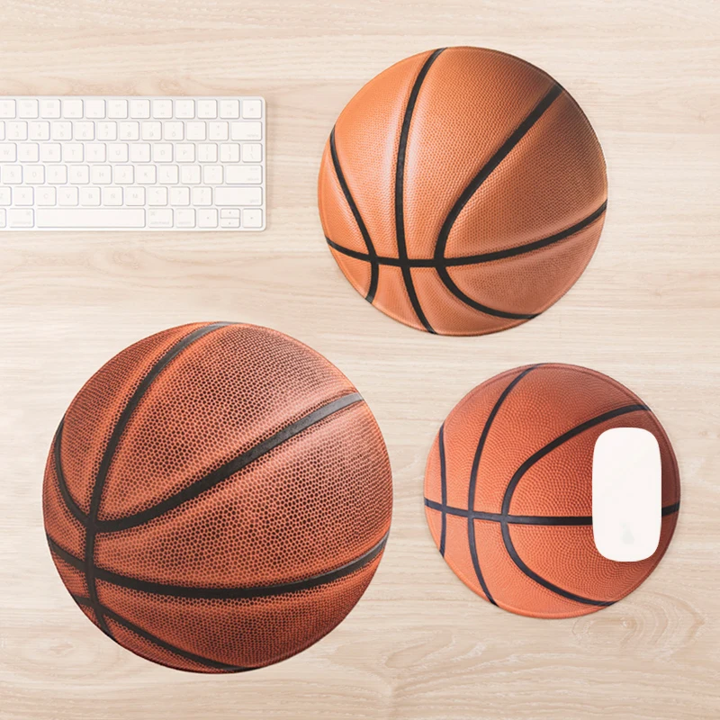 4mm Waterproof Basketball Basket Circle Round Lockrand Gaming Working Personalized Mouse Mice Pad Mat 22 25 30cm | Компьютеры и офис