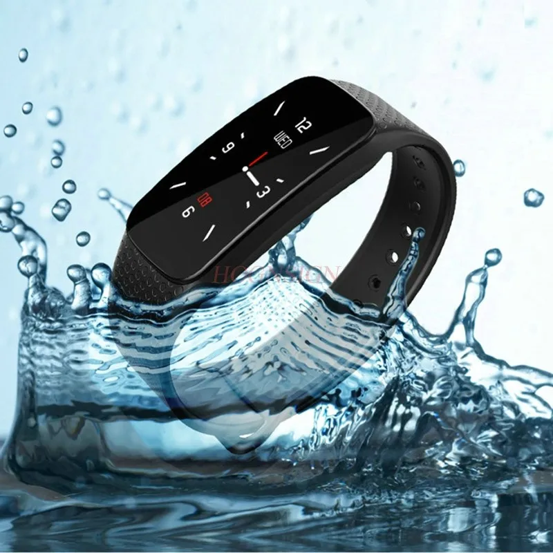 Большой цветной экран умный спортивный браслет измеритель артериального