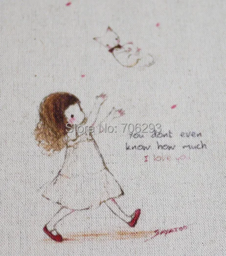 Ручная окраска 10 разных хлопковых льняных набивных стеганых одеял ткань для