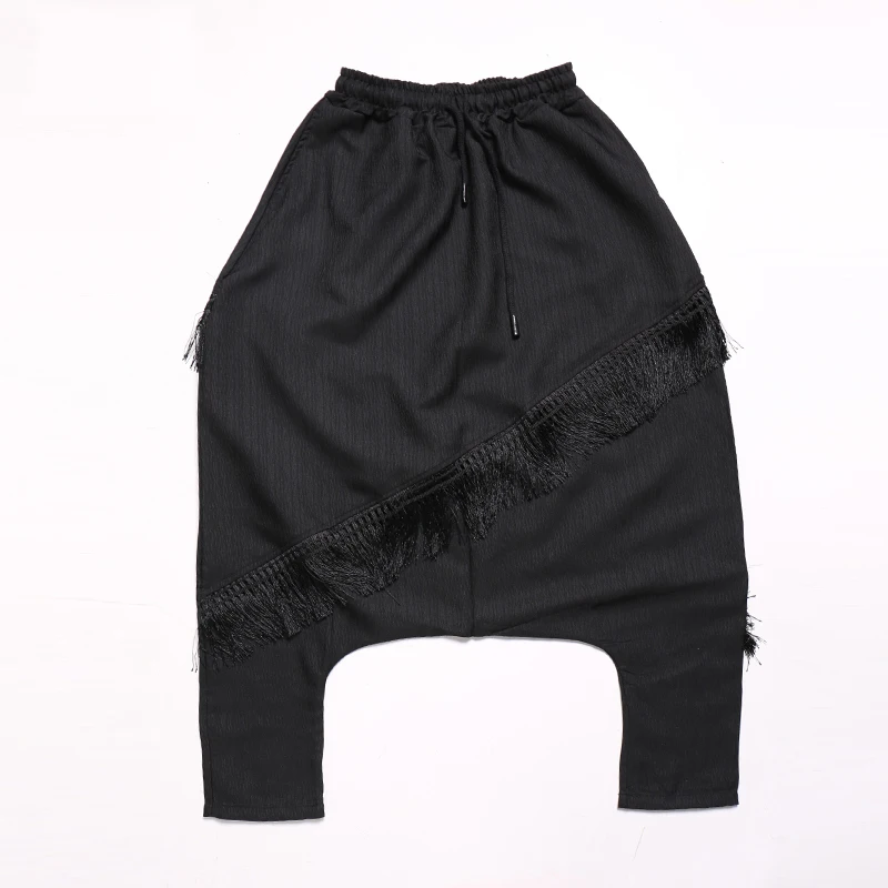 2017 новые весенние мужские Модные шаровары свободные штаны в стиле хип-хоп джинсы