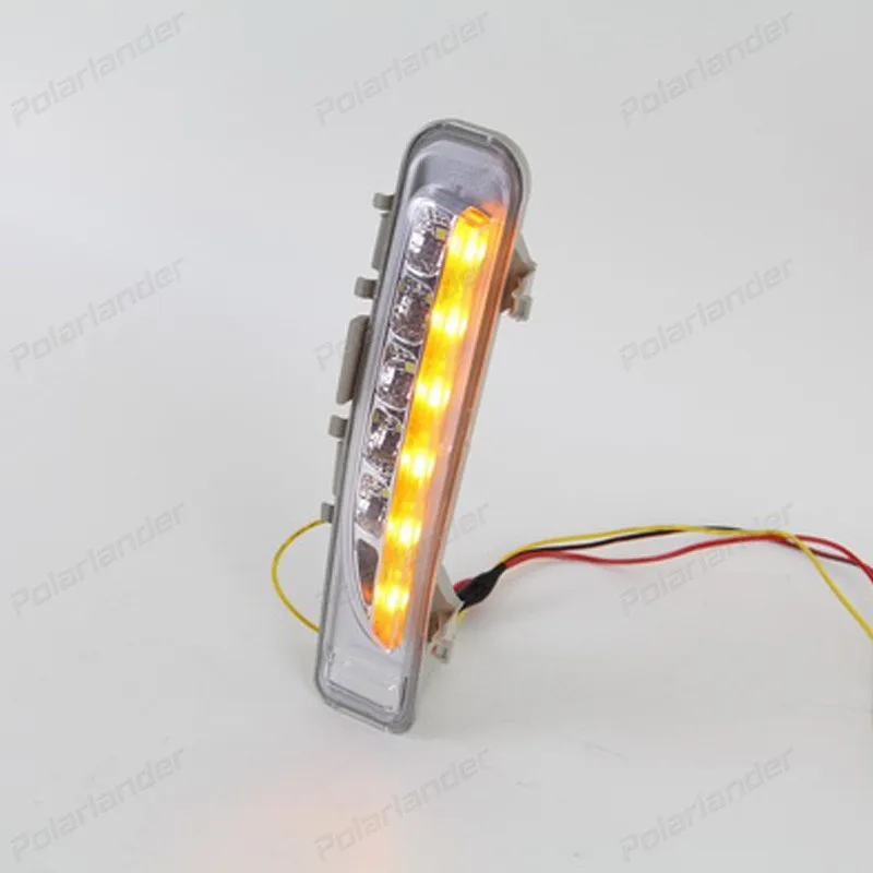 Best цена из 2 предметов авто лампы дневного Бег фары автомобиля укладки для F/ord e/dge