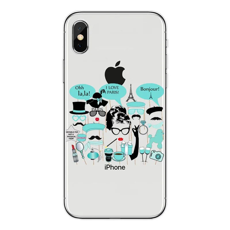 ТПУ силиконовый чехол для телефона с завтраком у Тиффани для iPhone 7, 7 Plus, чехол для iPhone 7, XS, Max, 5S, SE, 6, 6S Plus, Холли, Golightly, чехол - Цвет: TPU