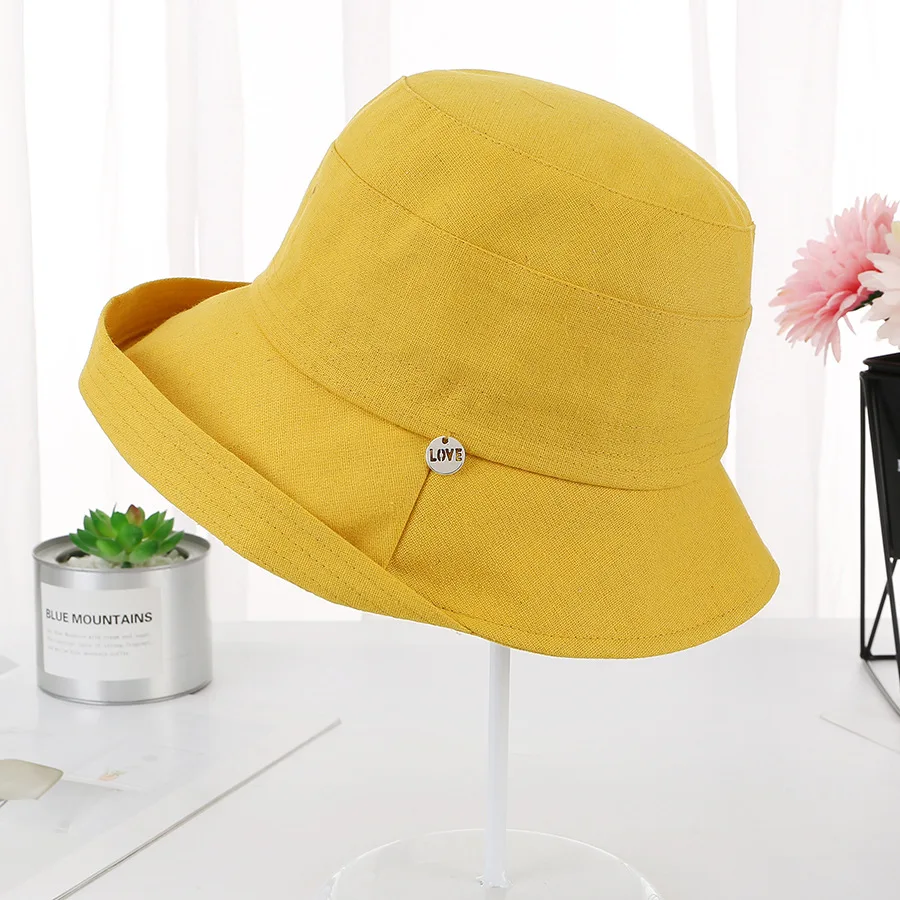 Женская модель весенне летняя складная шляпа с широкими полями Повседневная в