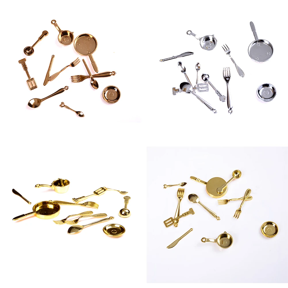 11 шт Кухня Столовая и бар причудливая посуда Кукольный дом миниатюрная