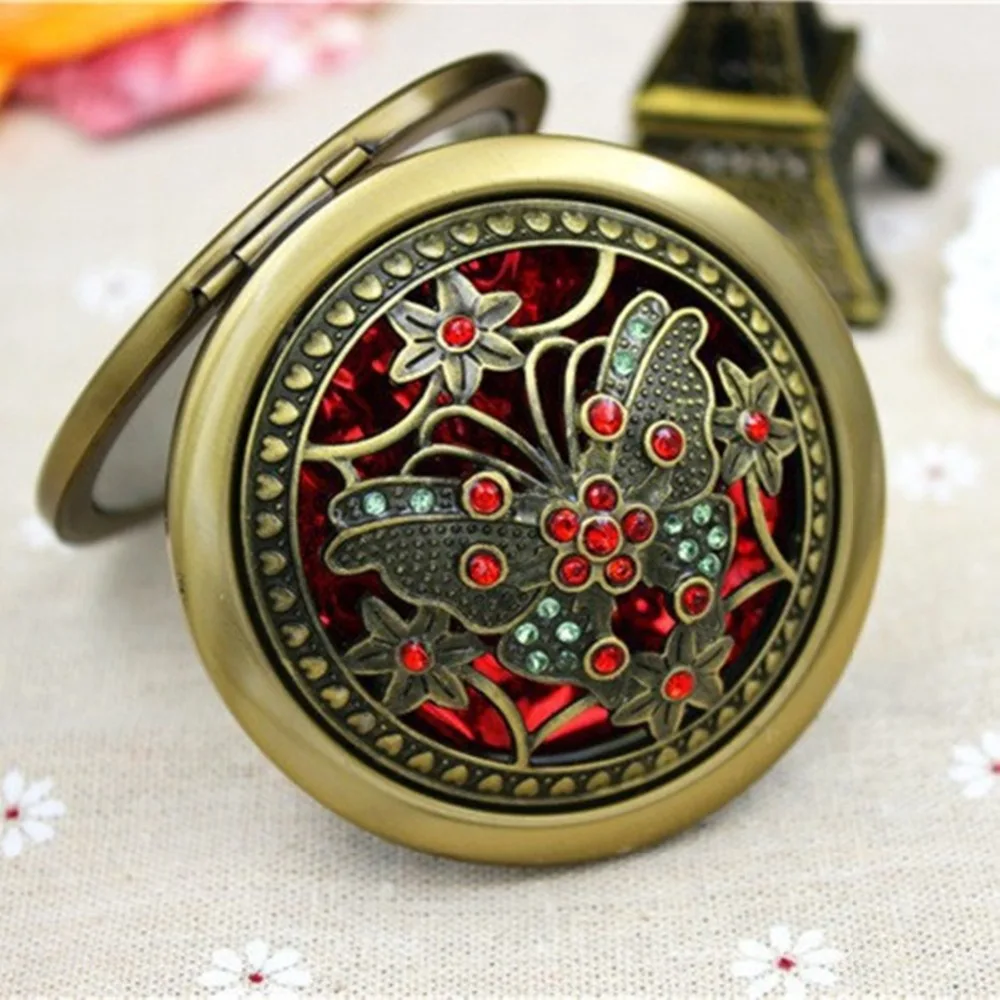 Женский Карманный Роскошный Ретро винтажный стиль макияж с изображением бабочки