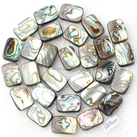 high quality 10x14mm natural abalone shell mop rectangle shape gems loose beads strand 15 diy creative jewellery making w1949