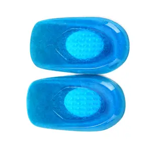 1Pair New Silicone Gel Orthopedic Insoles Back Pad Heel Cup for Calcaneal Pain Health Feet Care Support Spur Feet Cushion Pads