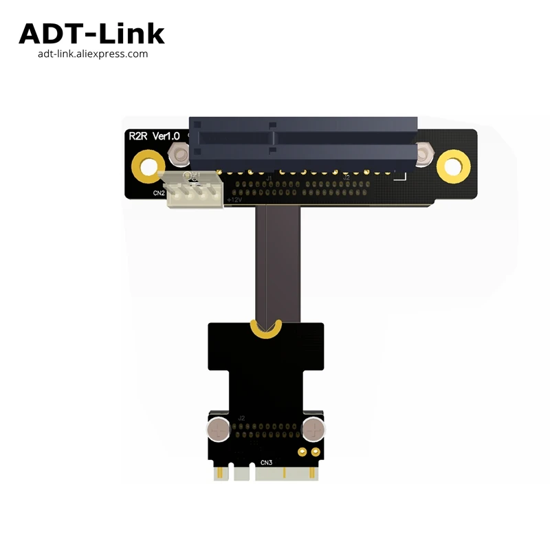 Угловой переходник PCI-e x4 к M.2 Wi-Fi-ключу A.E A + E адаптер-карта Райзер-расширитель Gen3.0