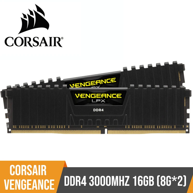 Модуль памяти CORSAIR Vengeance LPX 8 гб DDR4 PC4 2400 мгц 3000 3200 для пк настольного компьютера озу