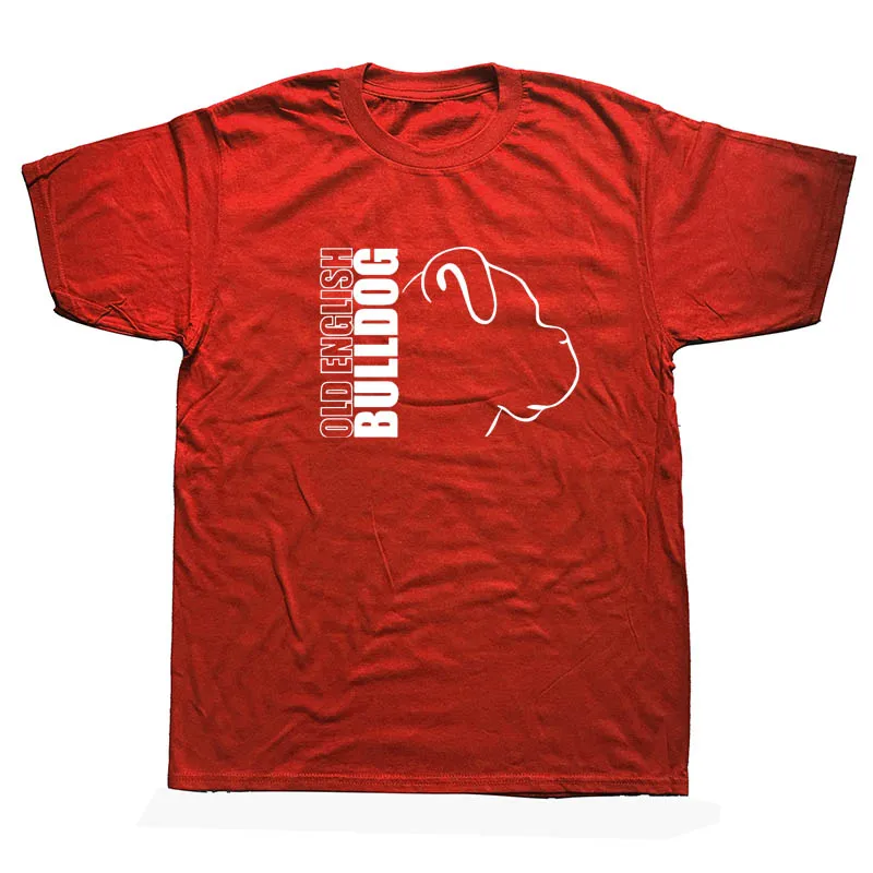 New Brand cotton For Man English Bulldog Dad T-Shirt Old English Bulldog Dog Design T Shirt