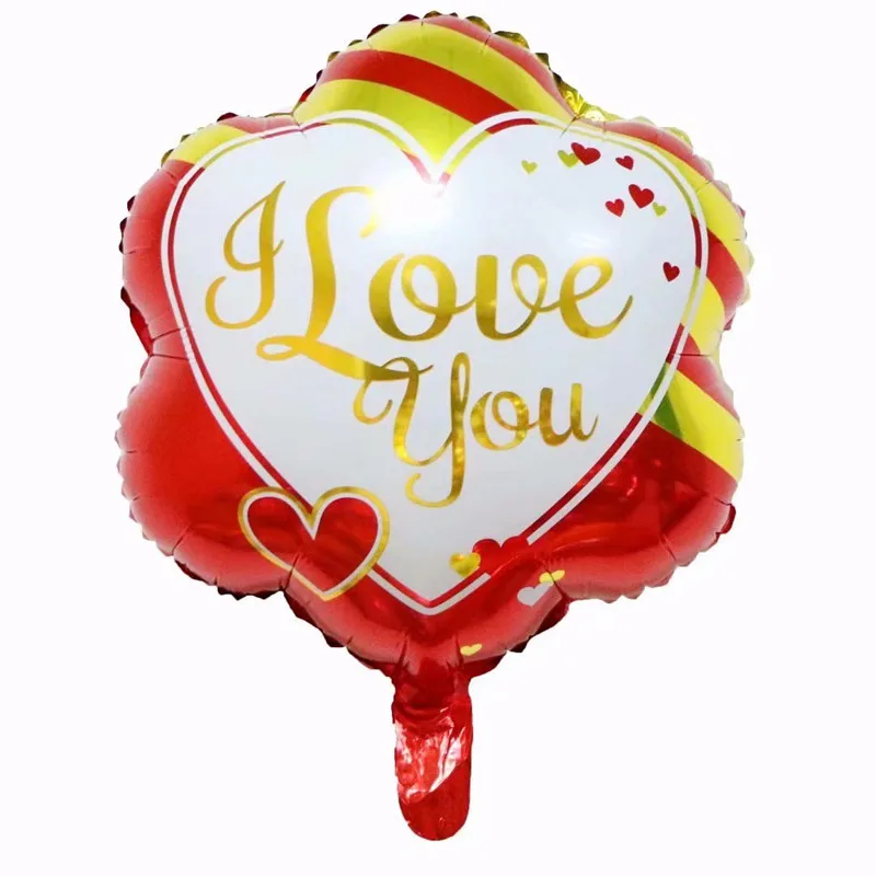 50 шт. воздушный шар на День святого Валентина I Love You с буквами воздушные шары для