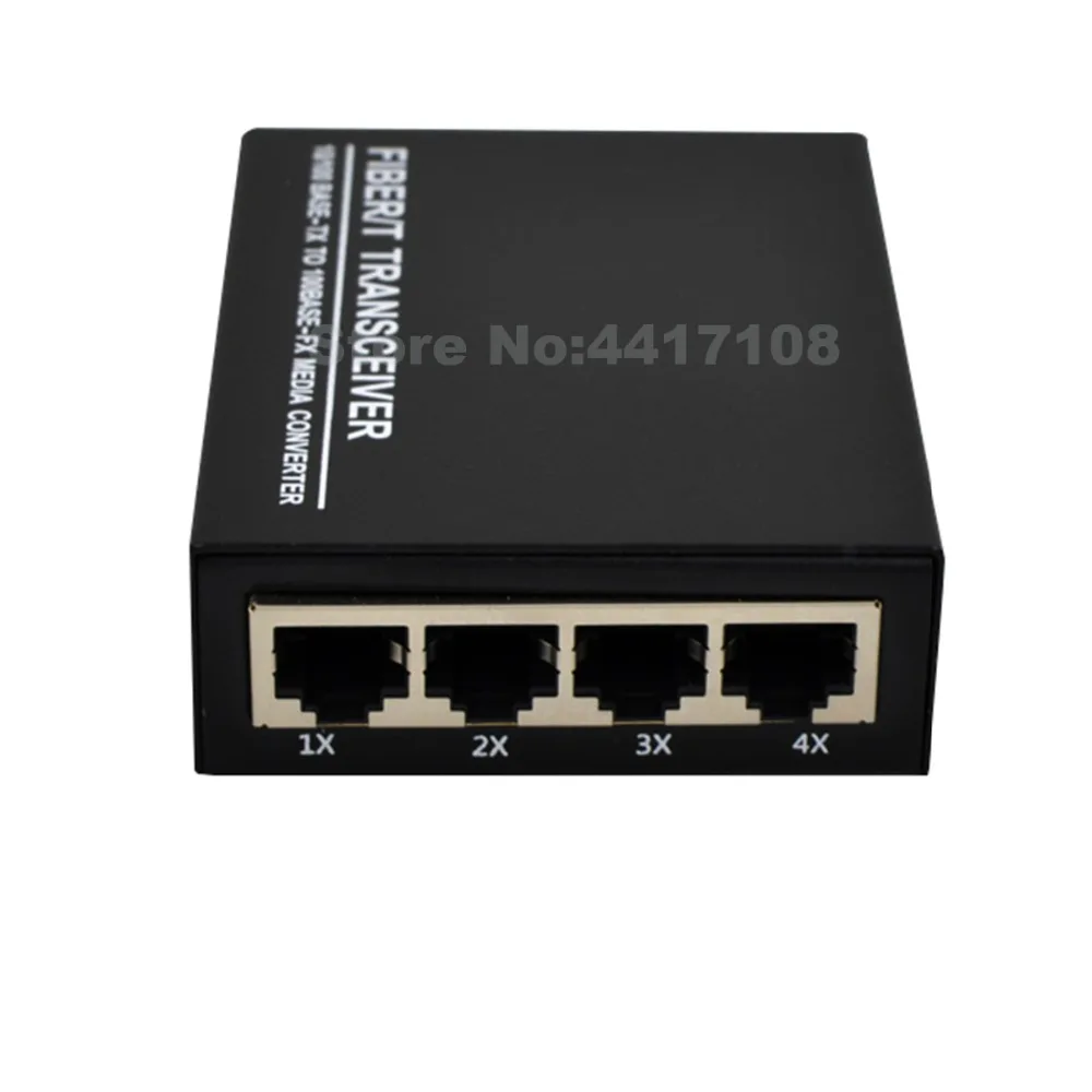 FTTH Бесплатная доставка 1 шт. 4 порта rj45 волоконно оптический коммутатор ethernet 100