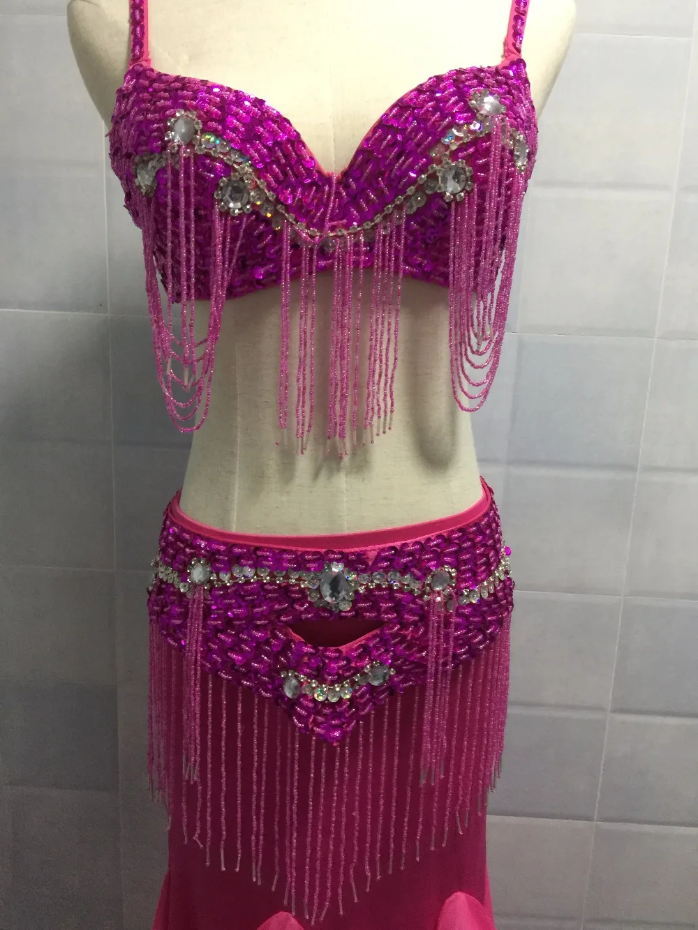 Костюм для танца живота Bellydance индийский цыганский костюм одежда с бюстгальтером