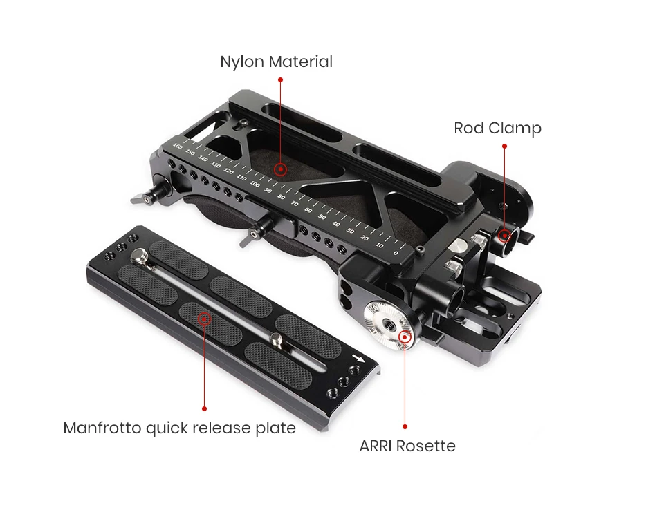 SmallRig для sony VCT-14 быстросъемная плечевая пластина для sony FS7/FS7II/FS5 Адаптер штатива с ARRI Rosette-1954