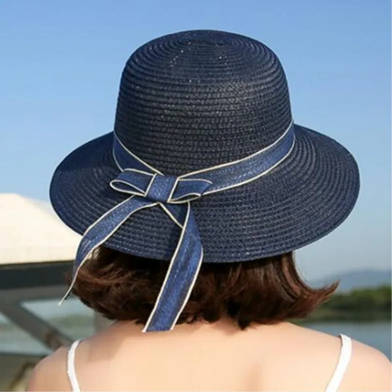 Шляпа с бантиком в виде бантика для детей от солнца|Женские пляжные шляпы| |
