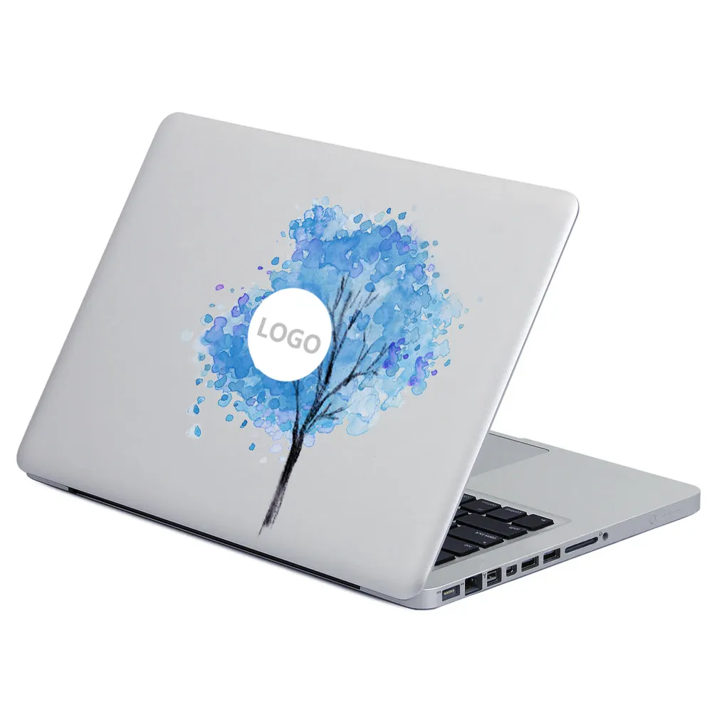 Акварель Радуга Дерево виниловая наклейка ноутбук Стикеры для DIY Macbook Pro Air 11 13 15 дюймов кожи ноутбука