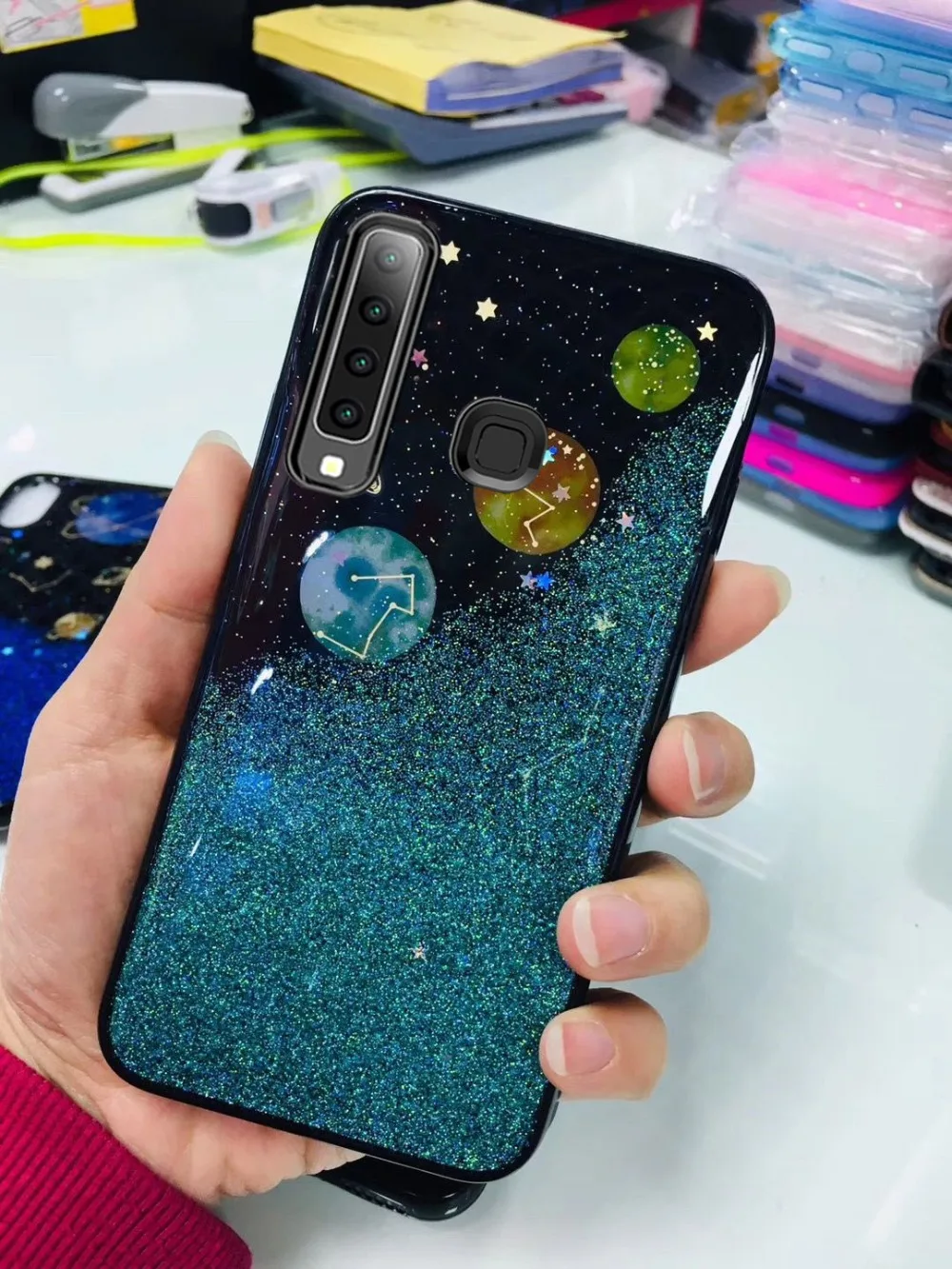 Мягкий блестящий чехол для Samsung A9 2018 A920 Galaxy J4 Plus J6 |