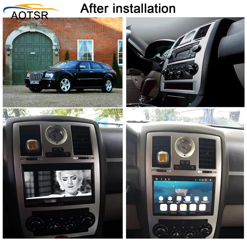 Android 8,1 автомобильный dvd-плеер для Chrysler 300C 2004-2008 автомобильный Радио мультимедийный плеер gps навигационная система BT Wifi головное устройство