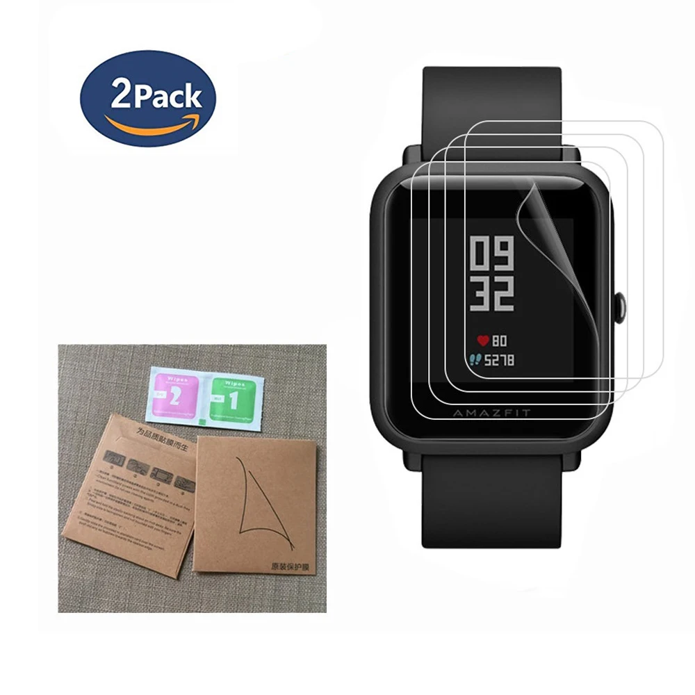 2 шт. аксессуары для умных часов прозрачная защитная пленка HD экрана