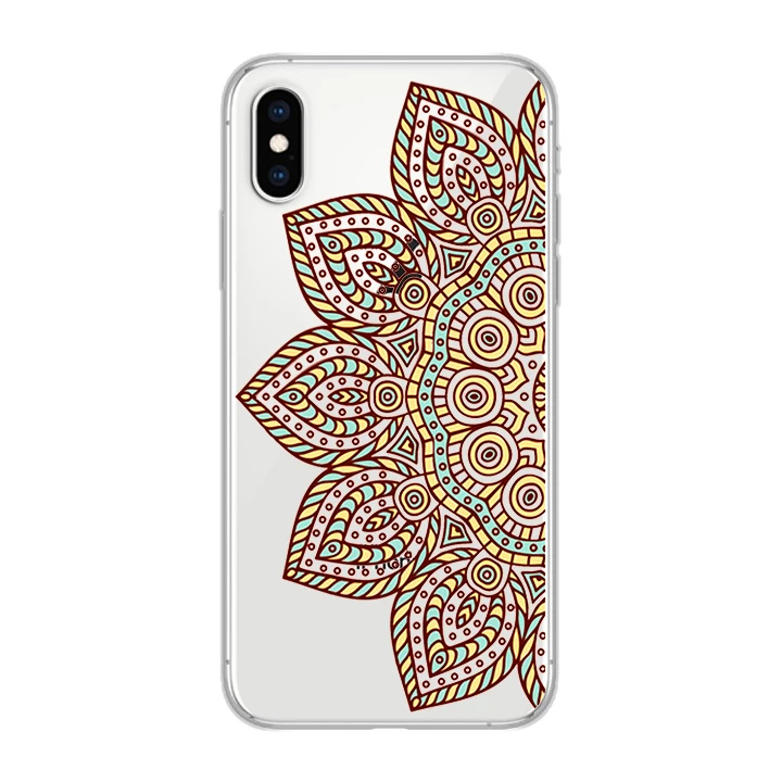 Ciciber чехол для телефона iPhone 11 Pro Max 8 7 6 6s Plus SE 5S мягкий TPU X Xs XR XS Мандала Пейсли |