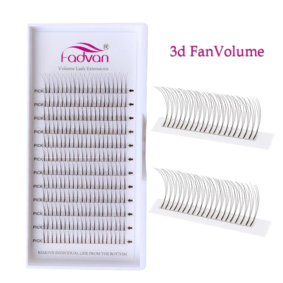 Ресницы для наращивания ресниц Fadvan предварительно сделанные ресницы 5D/3D