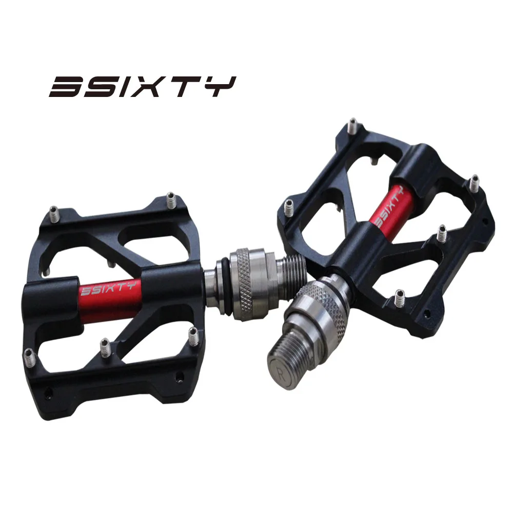 Велосипедные педали 3SIXTY Titanium Ultralight для Brompton 220 г / пара|Педаль велосипеда| |