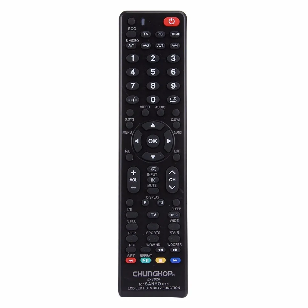 CHUNGHOP E-S920 универсальный пульт дистанционного управления для SANYO светодиодный TV / LCD TV / HD TV / 3D TV CHUNGHOP E-S920 универсальный пульт дистанционного управления для SANYO светодиодный TV / LCD TV / HD TV / 3D TV