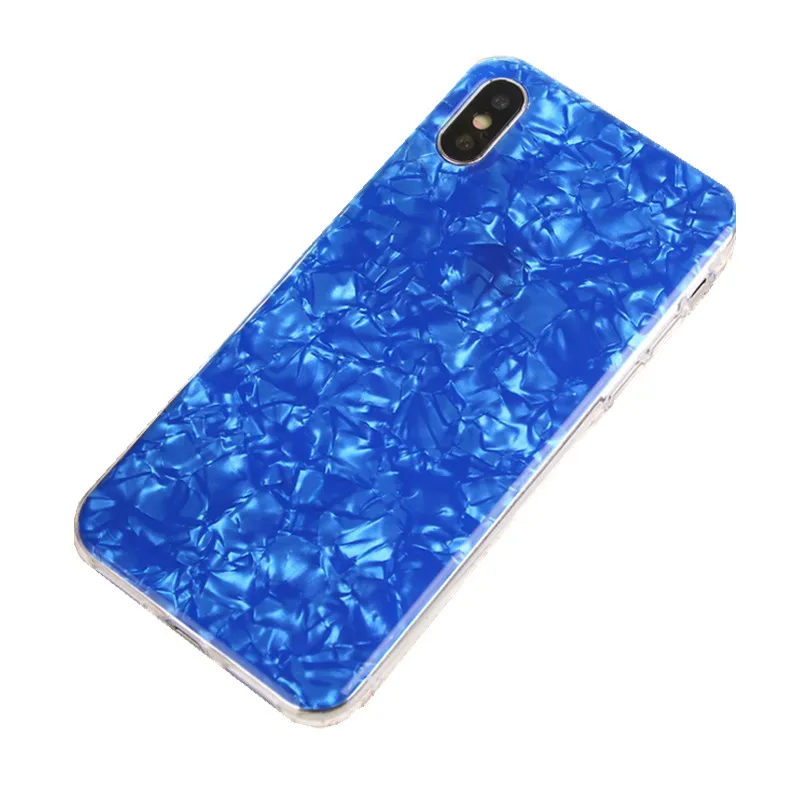 Блестящий чехол для телефона iPhone 7 Чехол Plus Dream Shell с узором X 6 s 8 plus 5S se 5 Мягкий