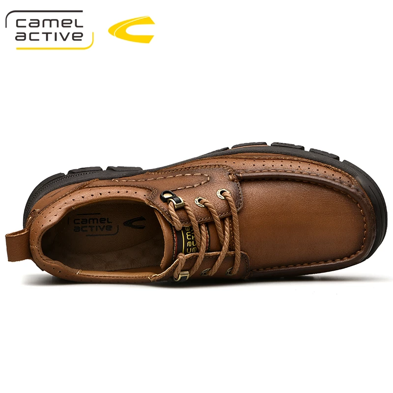 Camel Active/Новинка Мужская Уличная обувь из натуральной кожи походная дышащая