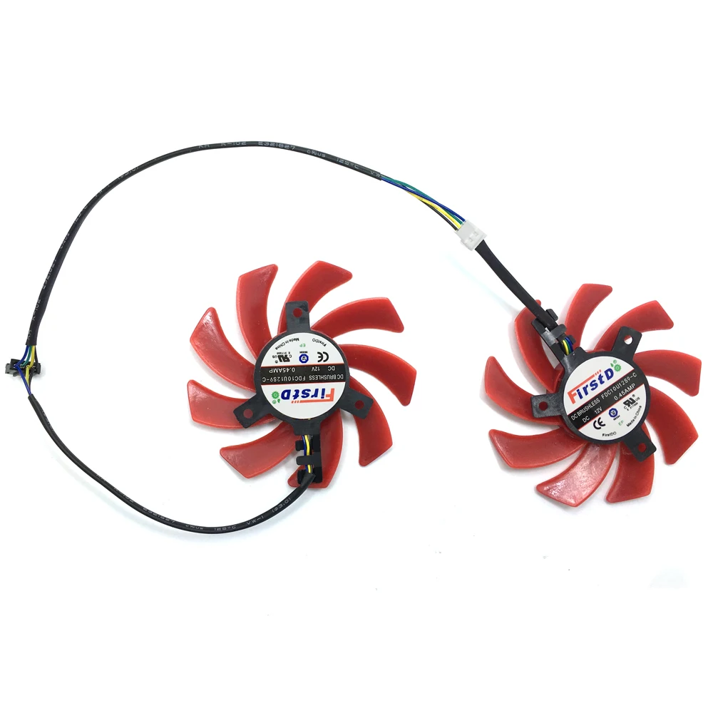 83 мм Φ 4Pin FDC10U12S9 C замена для XFX RX 560D 570 580 Vega охлаждающие вентиляторы графической