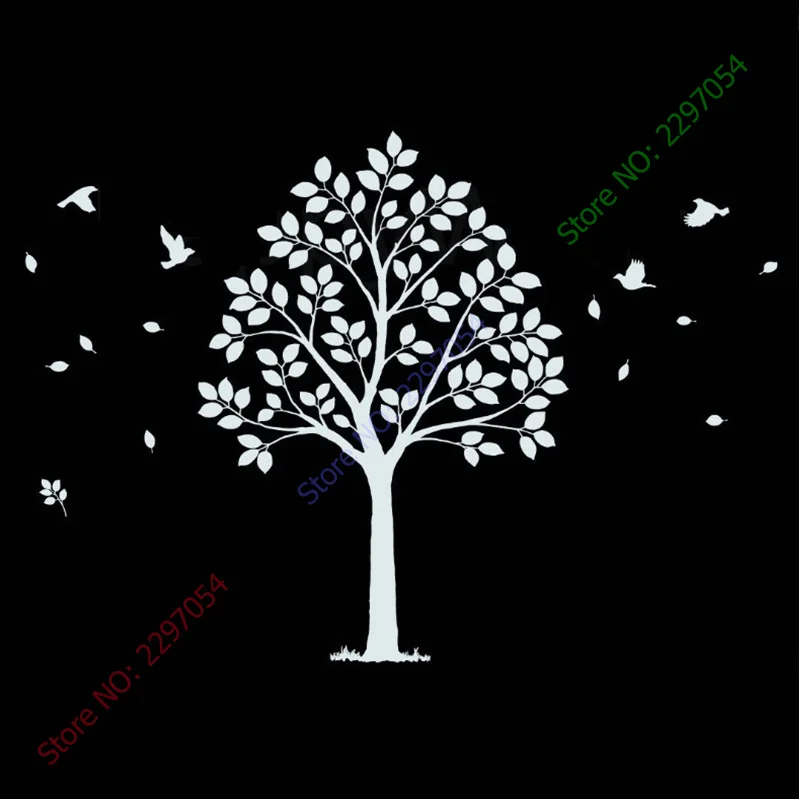 New Large Tree Wall Sticker Family Tree Wall Decal DIY Removable Wall Decoration Vinyl Tree Wallpaper