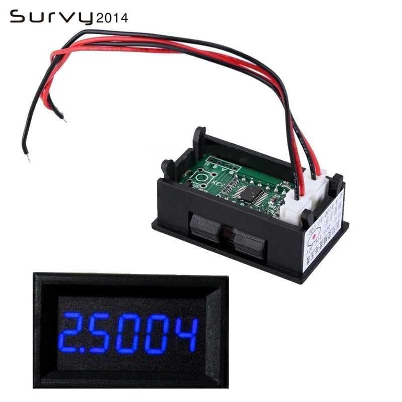 DC 0 4.3000 33.000V измеритель напряжения Цифровой вольтметр 5 бит высокая