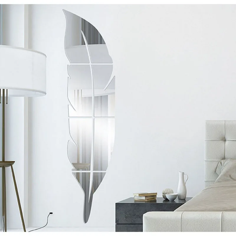 Новое поступление современные акриловые зеркальные настенные наклейки с