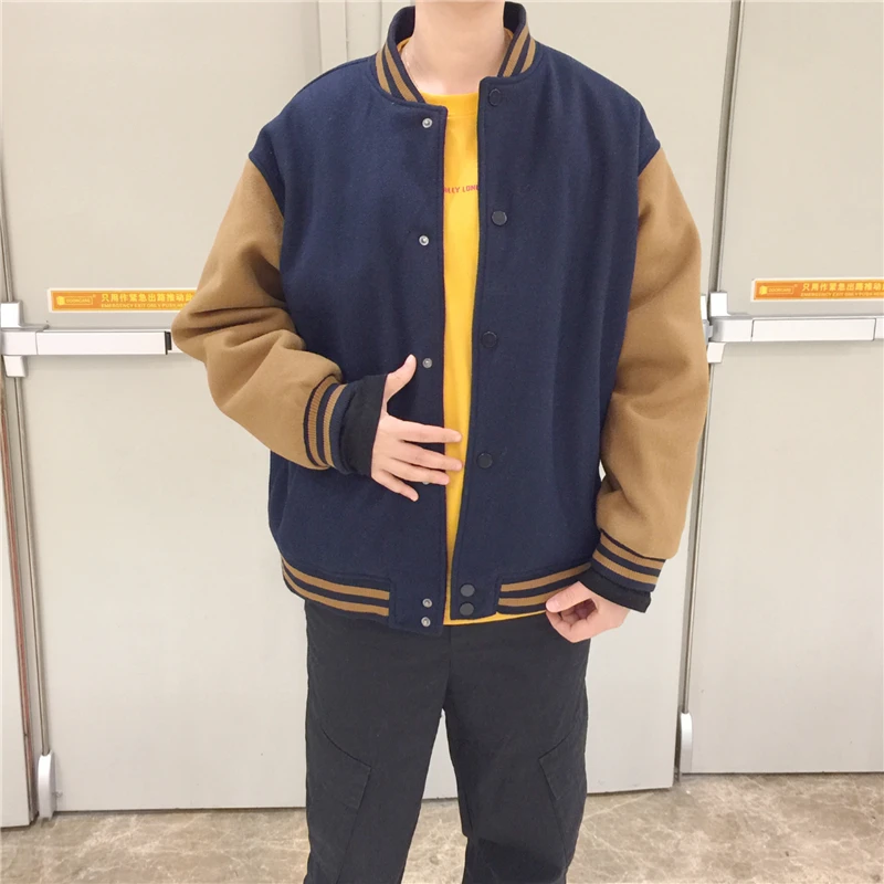TV Series Riverdale Archie Andrews Jacket Baseball Coat Hoodie Outfit Men Women Cardigan Wool Jackets Cosplay Costume Navy Blue