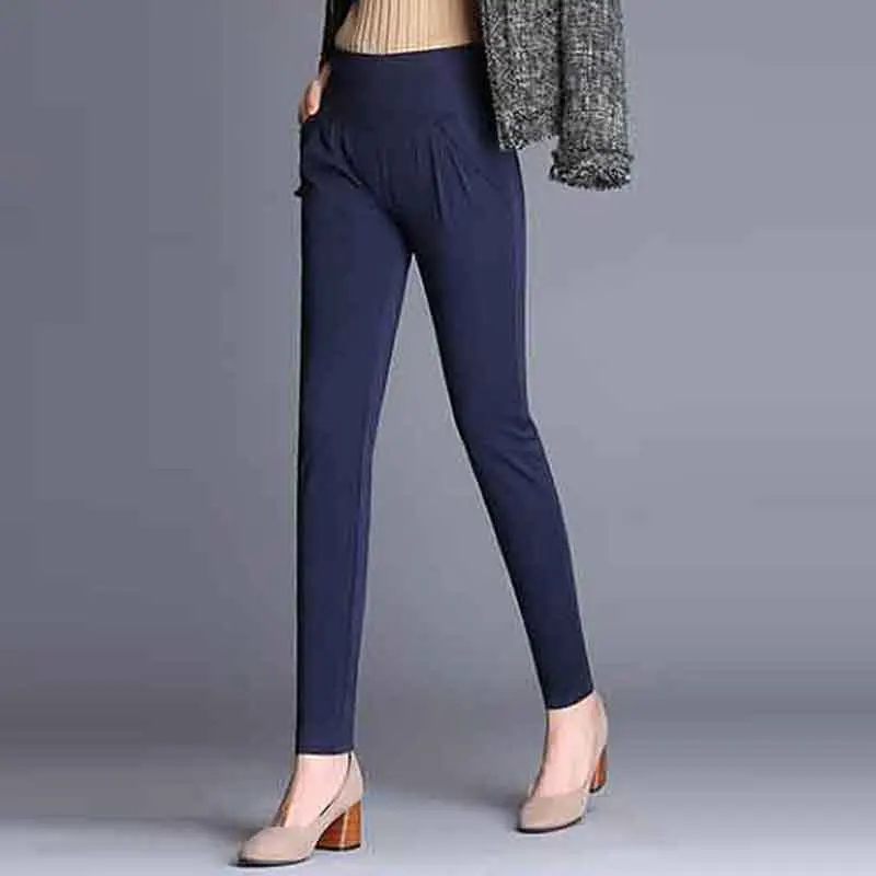 Women plus size harem pant lady full length leggings sexy high waist Spring Autumn Trousers red green black khaki pants | Женская одежда