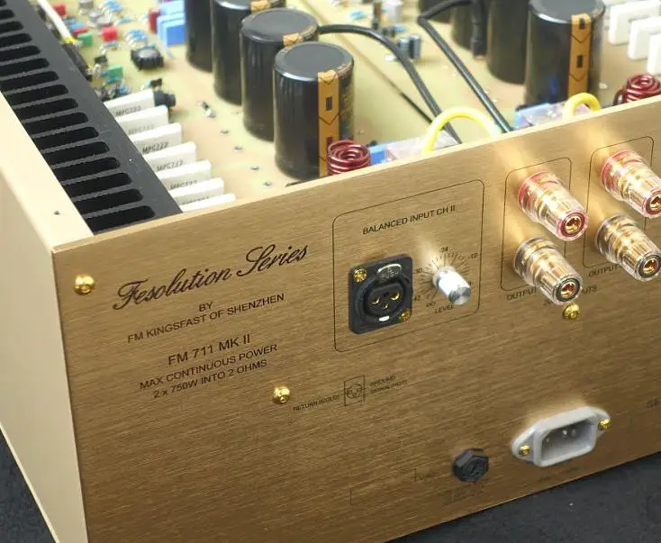 

Refer FM711MK2 Pure Post 2.0 Amplifier 250W 8ohms / balanced input