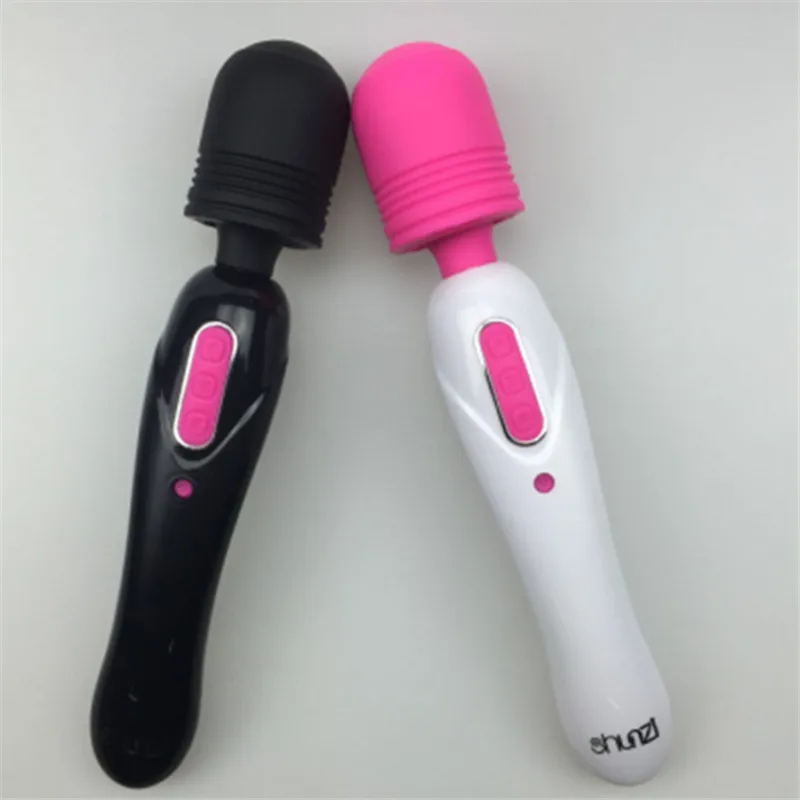 1 шт. женская мастурбация Двойные головки AV бар зарядный вибратор Вагинальный