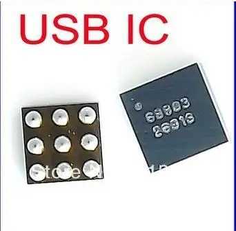 10 шт./лот не поддельная зарядка решение для фиксации части iphone 5 5G USB защита ic