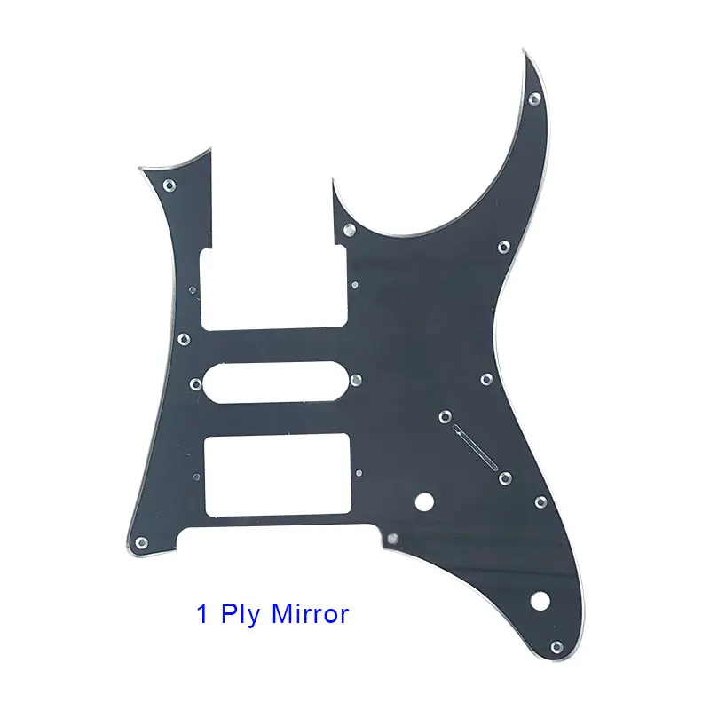 1Ply Mirror Pleroo пользовательские гитарные части-для MIJ Ibanez RG 350 DX гитары накладки HSH хамбакера пикап царапины пластины - Цвет: 1Ply Mirror