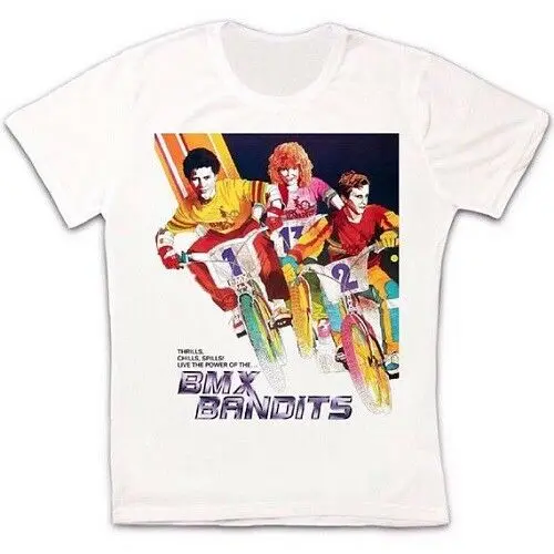 Camiseta de los 80 de Bmx Bandits para hombre y mujer, camisa Unisex de estilo Retro, Vintage, Hipster, informal, a la moda